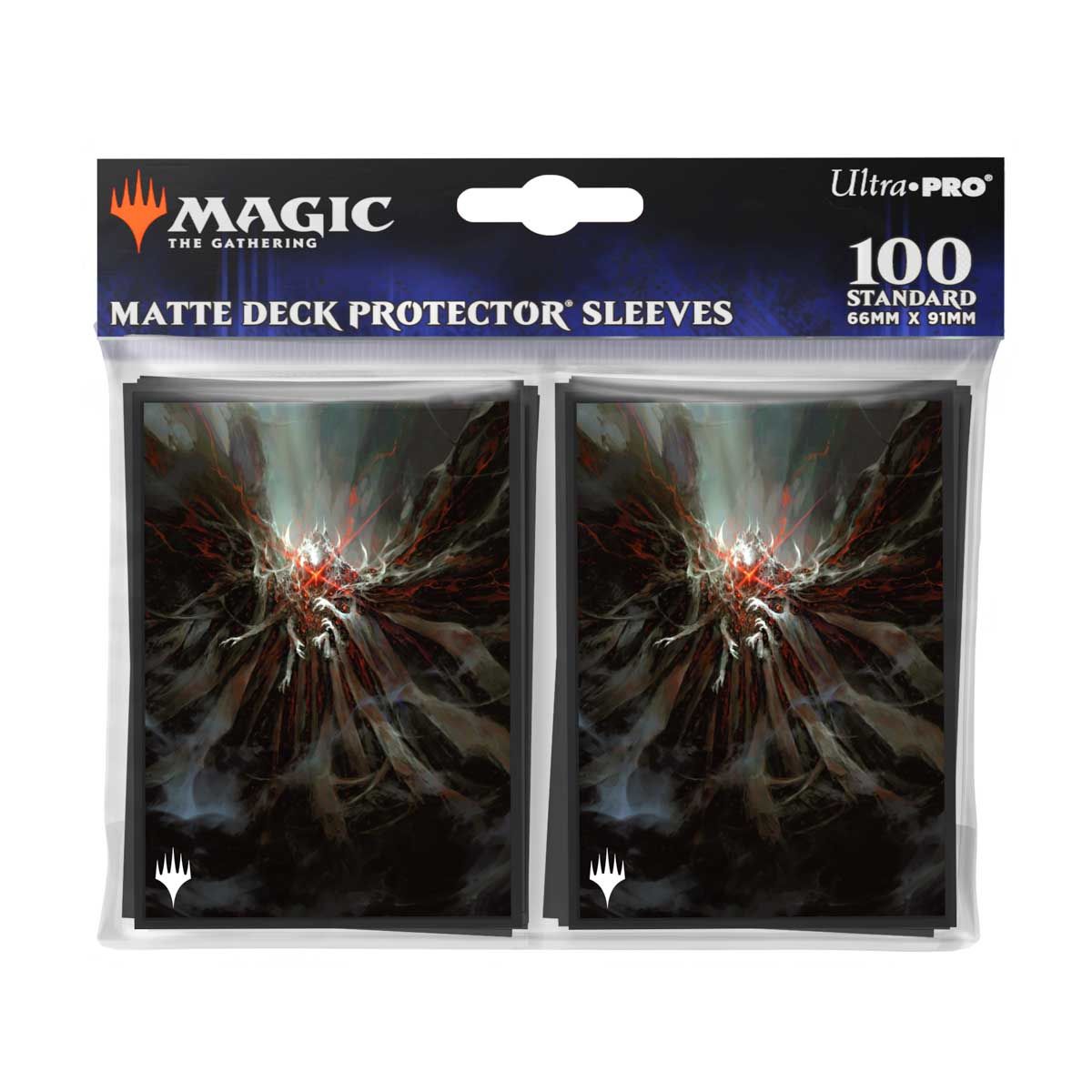 Ultra Pro Deck Protector Sleeves mit dem Commander Valgavoth der Magic The Gathering Erweiterung Duskmourn - Haus of Horror