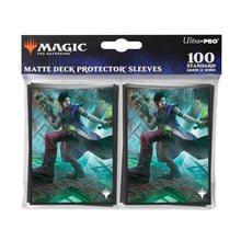 Ultra Pro Deck Protector Sleeves mit dem Commander Winter der Magic The Gathering Erweiterung Duskmourn - Haus des Schreckens