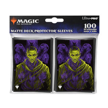 Ultra Pro Deck Protector Sleeves mit Double Exposure Art von Kaito der Magic The Gathering Erweiterung Duskmourn - Haus des Schreckens