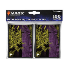 Ultra Pro Deck Protector Sleeves mit Double Exposure Art von Valgavoth der Magic The Gathering Erweiterung Duskmourn - Haus des Schreckens