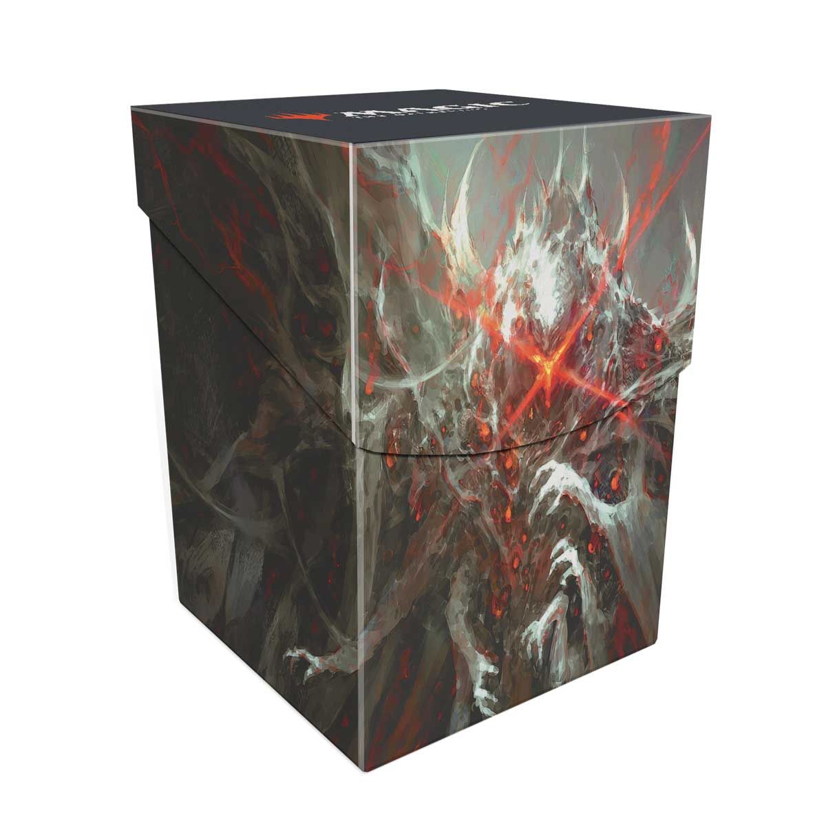 Ultra Pro 100+ Deck Box mit MTG Duskmourn Commander Artwork von Valgavoth