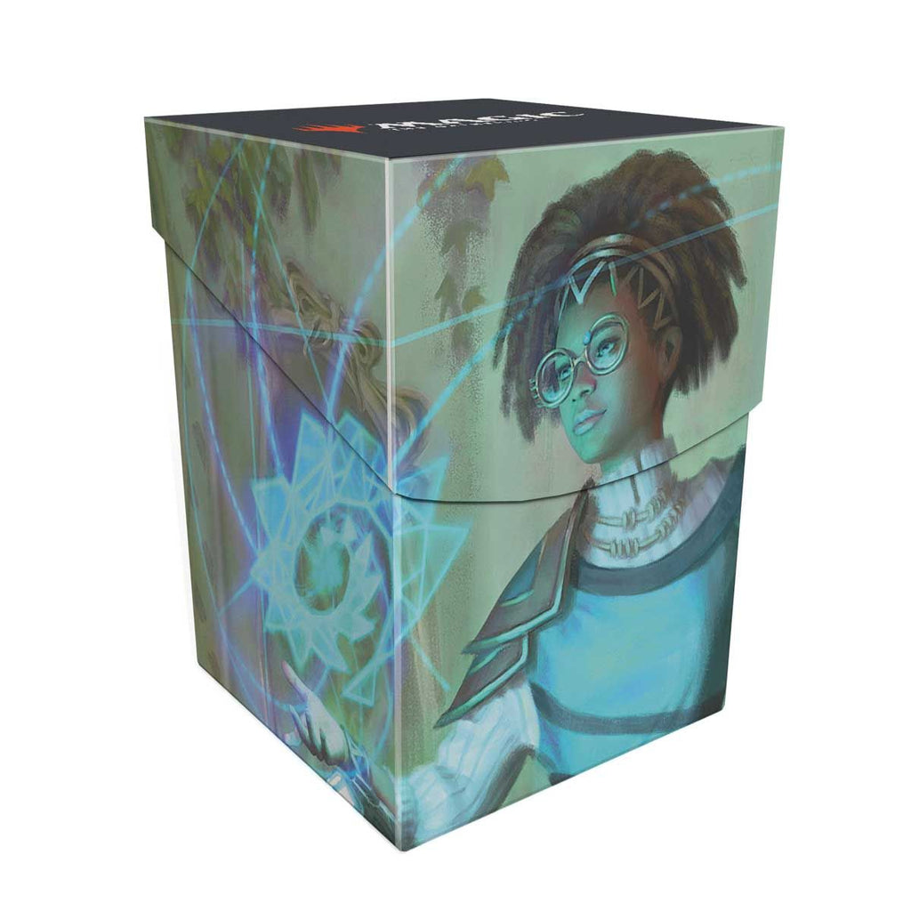 Ultra Pro 100+ Deck Box mit MTG Duskmourn Commander Artwork von Zimone