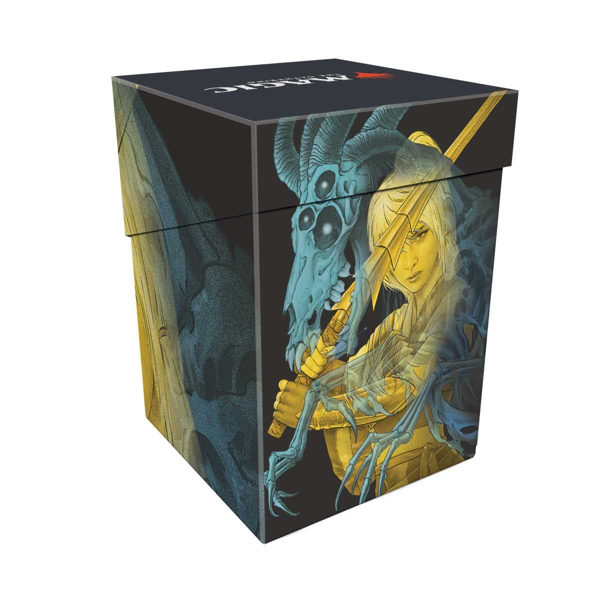 Ultra Pro 100+ Deck Box mit MTG Duskmourn Artwork The Wandering Rescuer