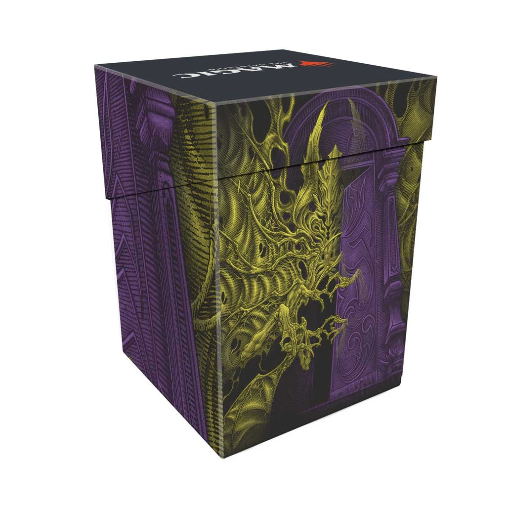 Ultra Pro 100+ Deck Box mit MTG Duskmourn Artwork Valgavoth