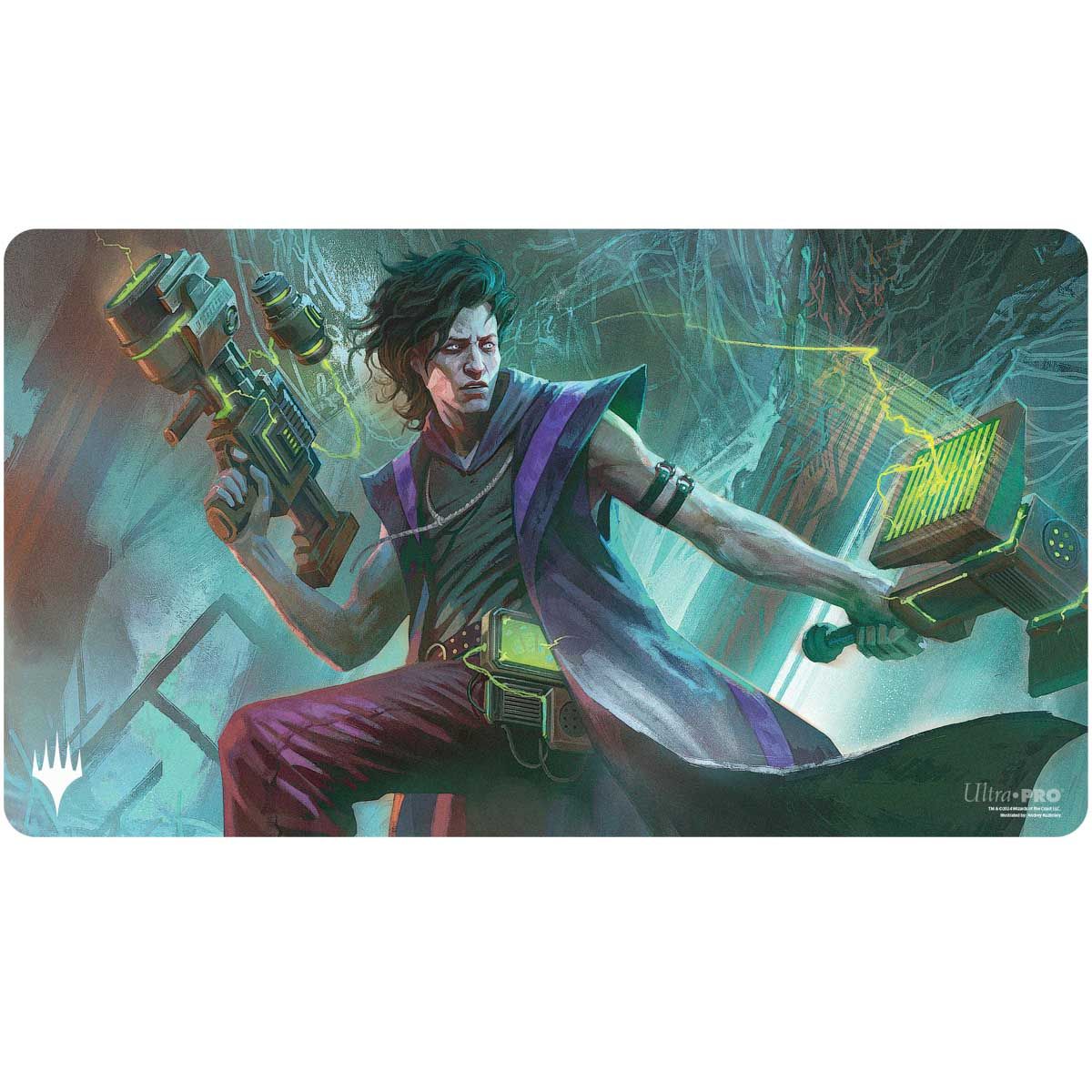 Ultra Pro Playmat mit dem Commander Artwork von Winter der MTG Erweiterung Duskmourn - Haus des Schreckens