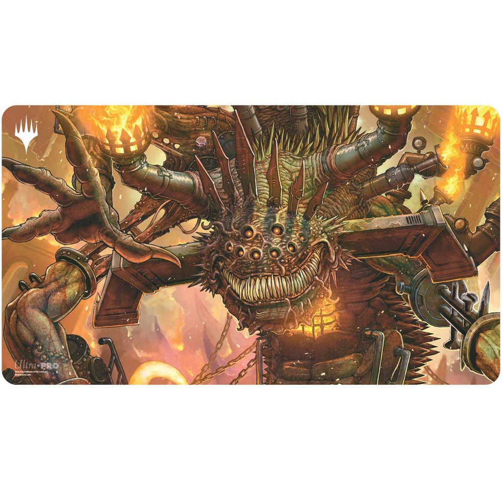 Ultra Pro Playmat mit dem Artwork von Overlord of the Boilerbilges aus der MTG Erweiterung Duskmourn - Haus des Schreckens