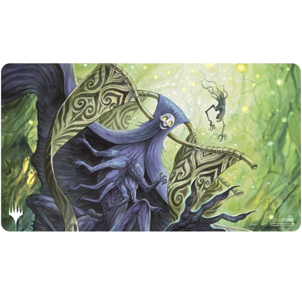 Ultra Pro Playmat mit dem Artwork von Overlord of the Hauntwoods aus der MTG Erweiterung Duskmourn - Haus des Schreckens