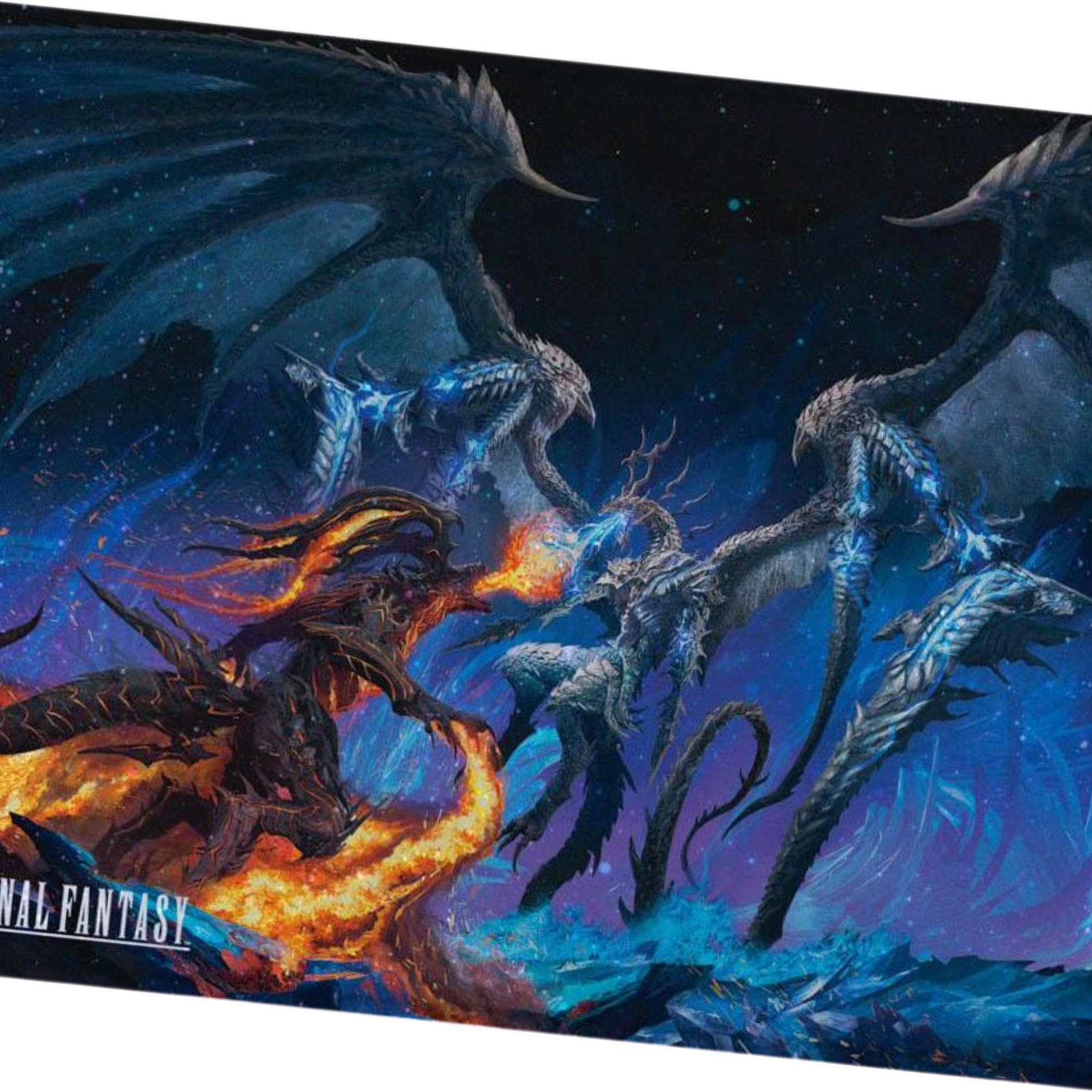 MTG Final Fantasy Playmat Bahamut & Ifrit | Ultra Pro Holofoil MTG Final Fantasy Playmat Bahamut & Ifrit | Ultra Pro Holofoil