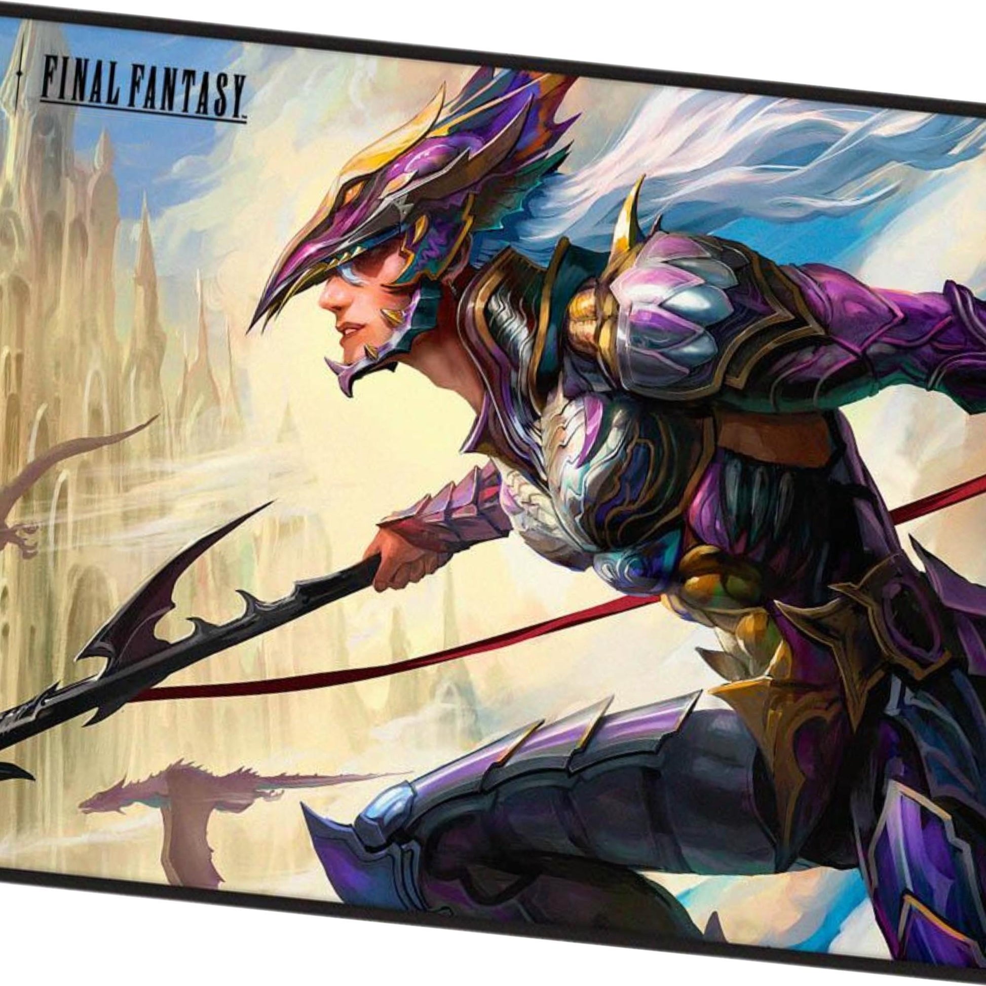 MTG Final Fantasy Playmat Kain | Ultra Pro Black Stitched MTG Final Fantasy Playmat Kain | Ultra Pro Black Stitched