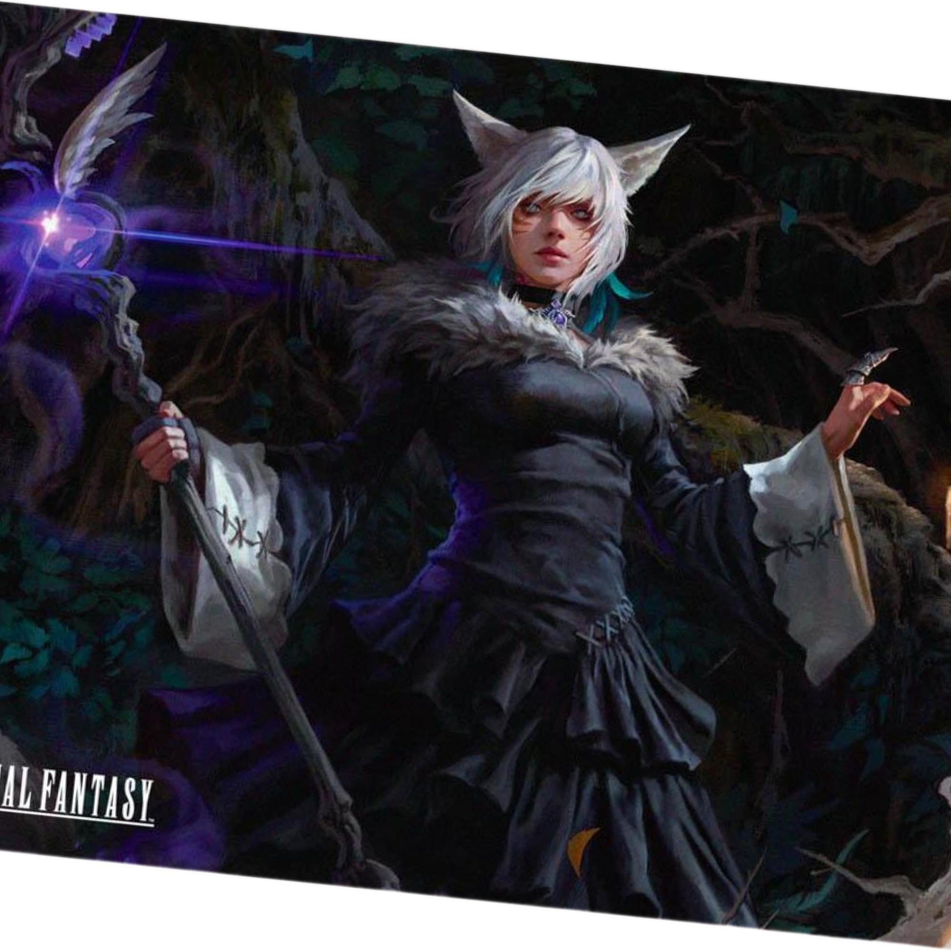 MTG Final Fantasy Commander Playmat Y'shtola, Night's Blessed | Ultra Pro MTG Final Fantasy Commander Playmat Y'shtola, Night's Blessed | Ultra Pro