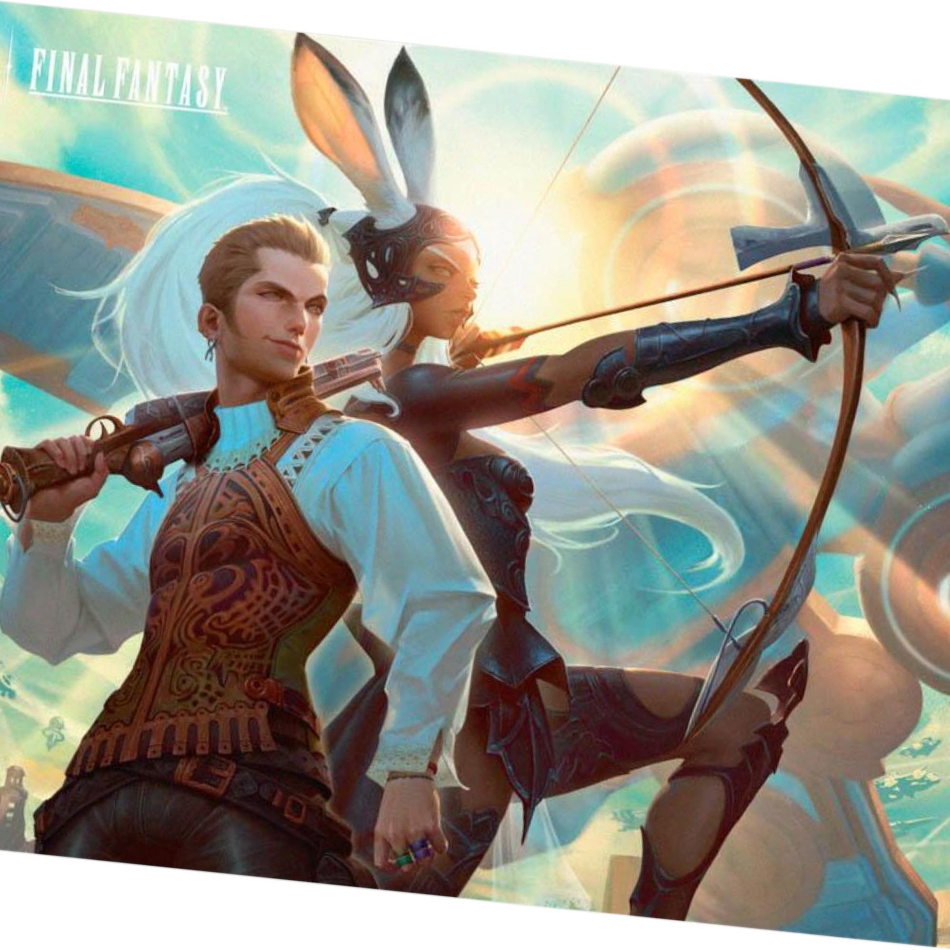 MTG Final Fantasy Playmat Balthier & Fran | Ultra Pro MTG Final Fantasy Playmat Balthier & Fran | Ultra Pro