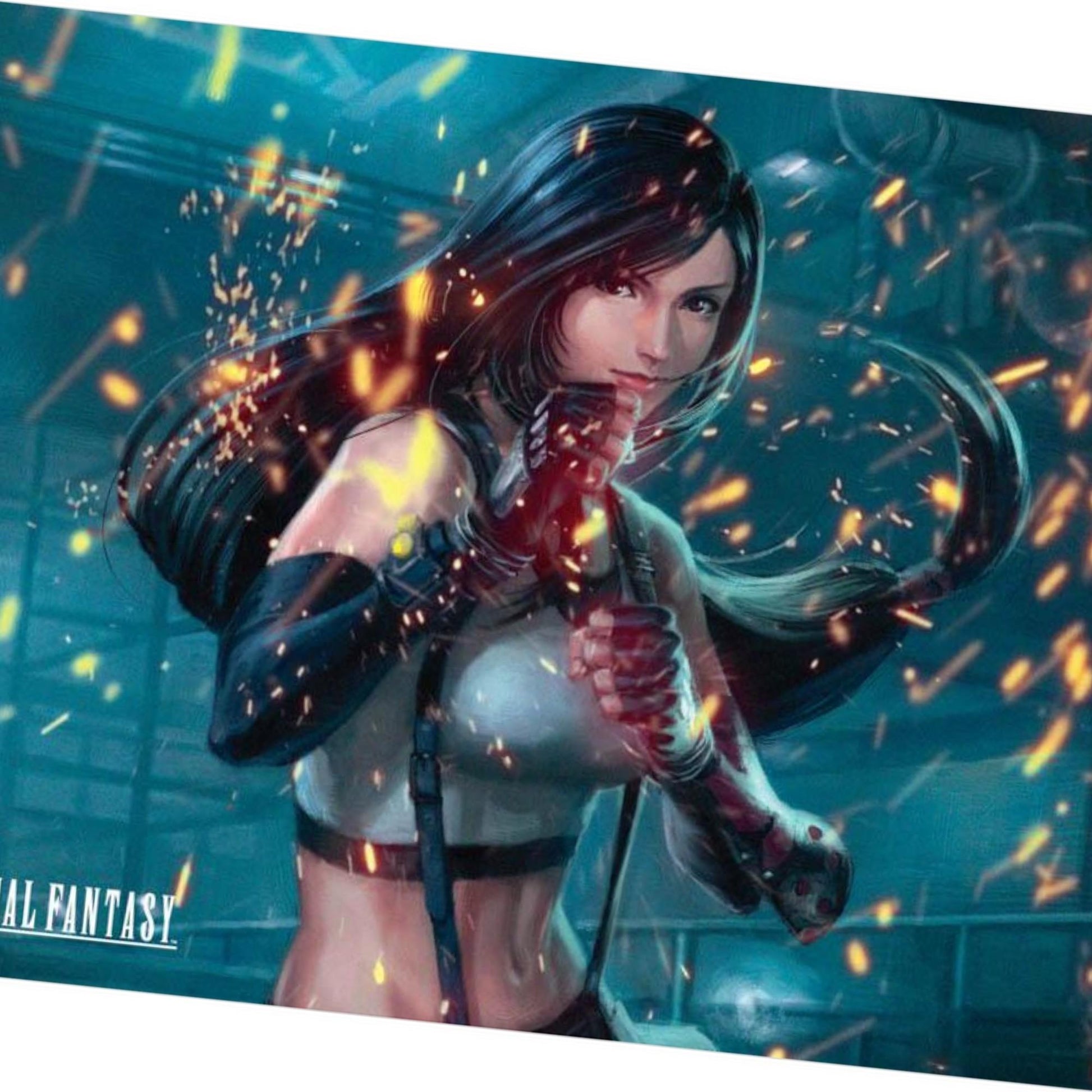MTG Final Fantasy Playmat Tifa, Martial Artist | Ultra Pro MTG Final Fantasy Playmat Tifa, Martial Artist | Ultra Pro