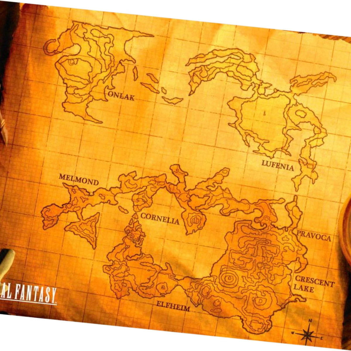 Fantasy Rights MTG Final Fantasy Playmat World Map | Ultra Pro