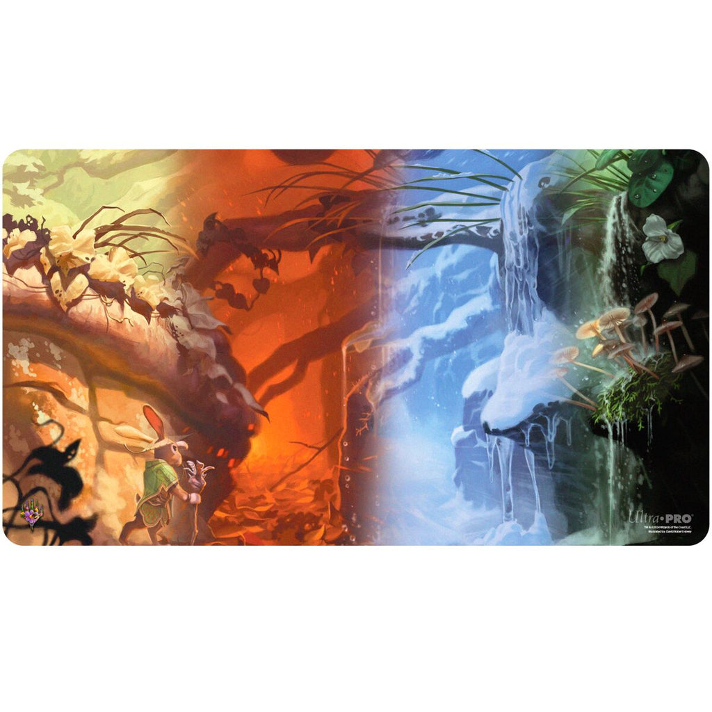 Die Play-Mat von Ultra Pro im MTG Bloomburrow Season Lands Design "Forest"