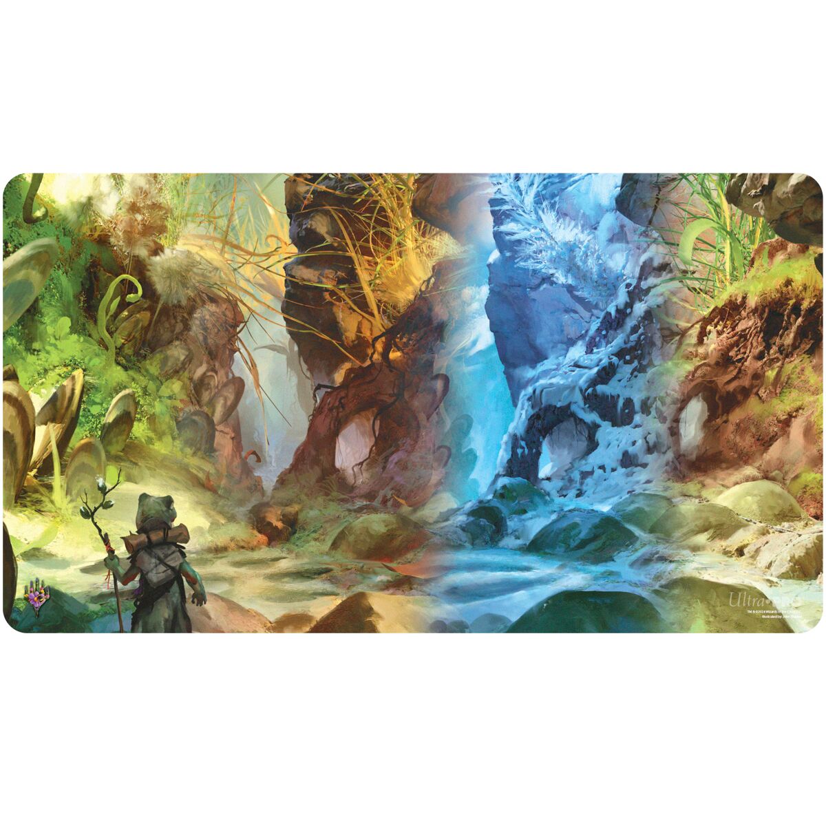 Die Play-Mat von Ultra Pro im MTG Bloomburrow Season Lands Design "Swamp"