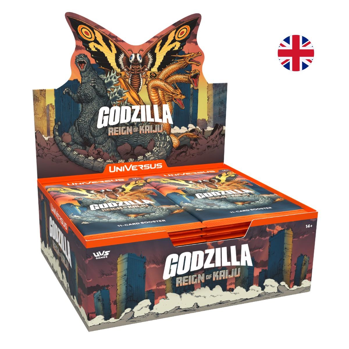 UniVersus CCG – Godzilla: Reign of Kaiju Booster Display (Englisch)