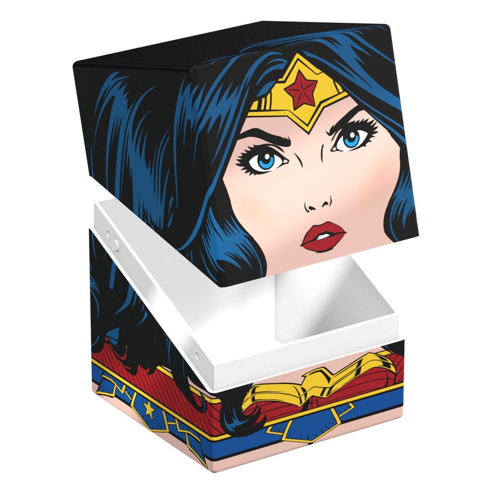 Die öffnente Wonder Woman™ Deck Box der Squaroe DC Justice League™