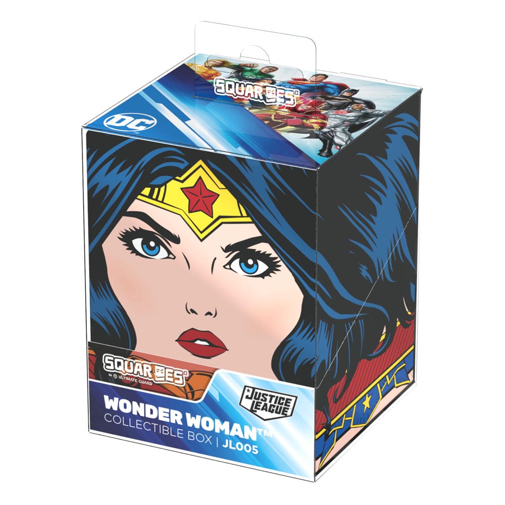 Die Wonder Woman™ Deck Box der Squaroe DC Justice League™ in der Produktverpackung