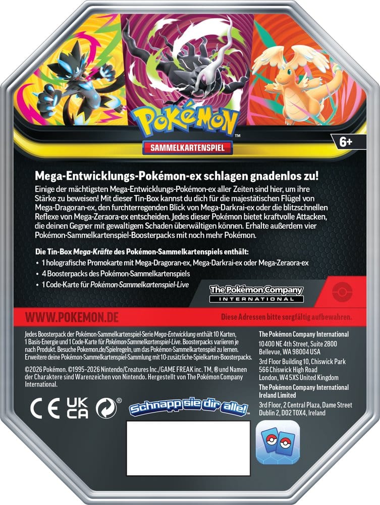 Pokémon TCG: 30th Celebration Tech Sticker Collection (German)