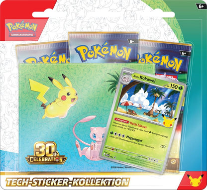 Pokémon TCG: 30th Celebration Tech Sticker Collection (German)