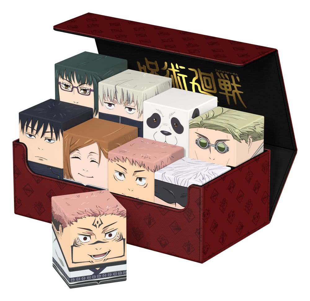 Ultimate Guard Squaroes Jujutsu Kaisen Bundle – Alle 9 Deck Boxen & Collectors Case 800
