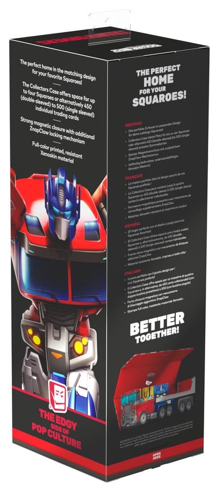 Ultimate Guard Squaroes Collectors Case 400 – Transformers Optimus Prime Truck