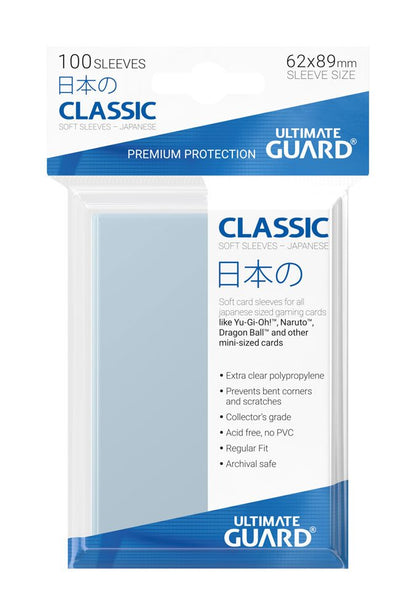 Ultimate Guard Classic Soft Sleeves Japanese Size (100 Hüllen)