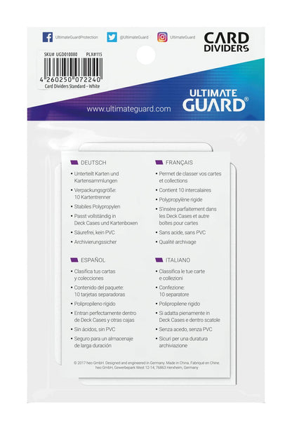 Ultimate Guard Card Dividers – Standard Size