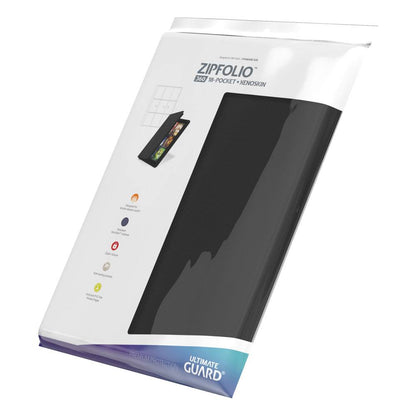 Ultimate Guard Zipfolio 360 Xenoskin – 18-Pocket Card Portfolio with Zipper