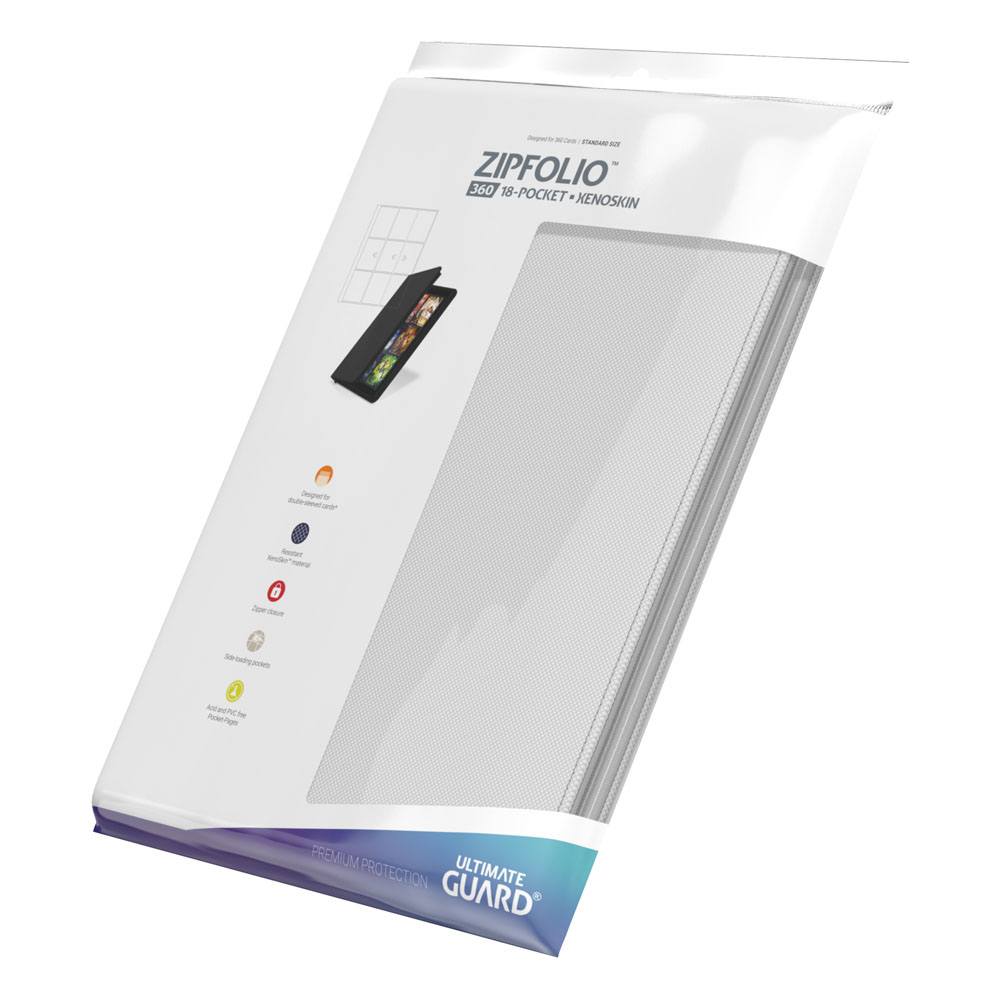 Ultimate Guard Zipfolio 360 Xenoskin – 18-Pocket Card Portfolio with Zipper