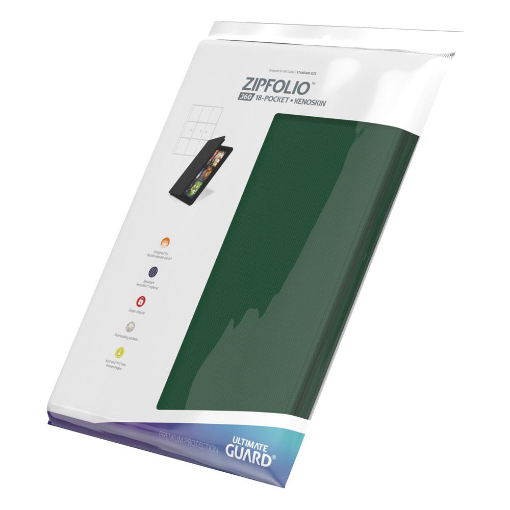 Ultimate Guard Zipfolio 360 Xenoskin – 18-Pocket Card Portfolio with Zipper