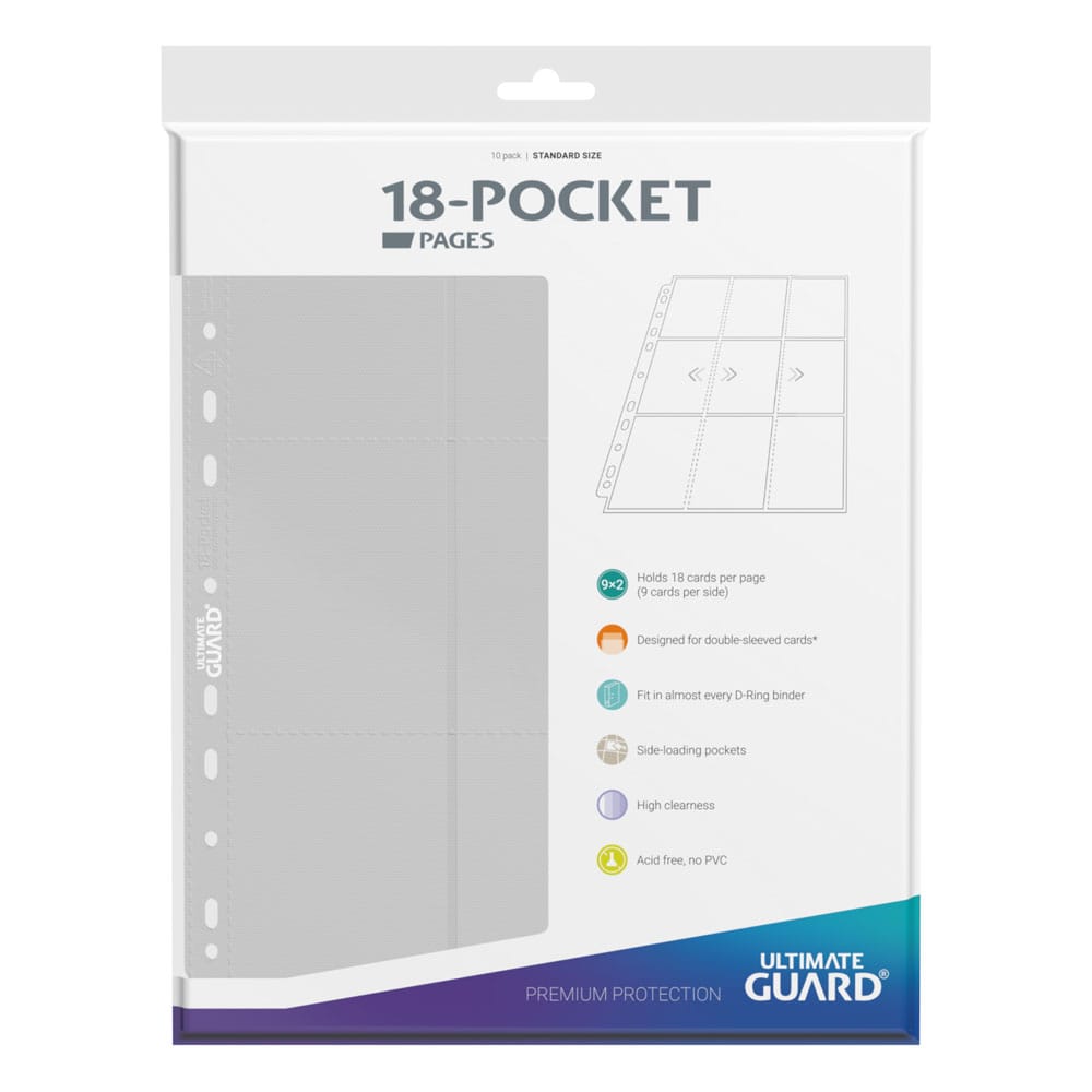 Ultimate Guard 18-Pocket Pages Side-Loading (10 ct.) – Color Variant