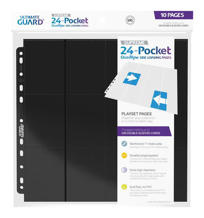 Ultimate Guard 24-Pocket QuadRow Pages Side-Loading (10 ct.)