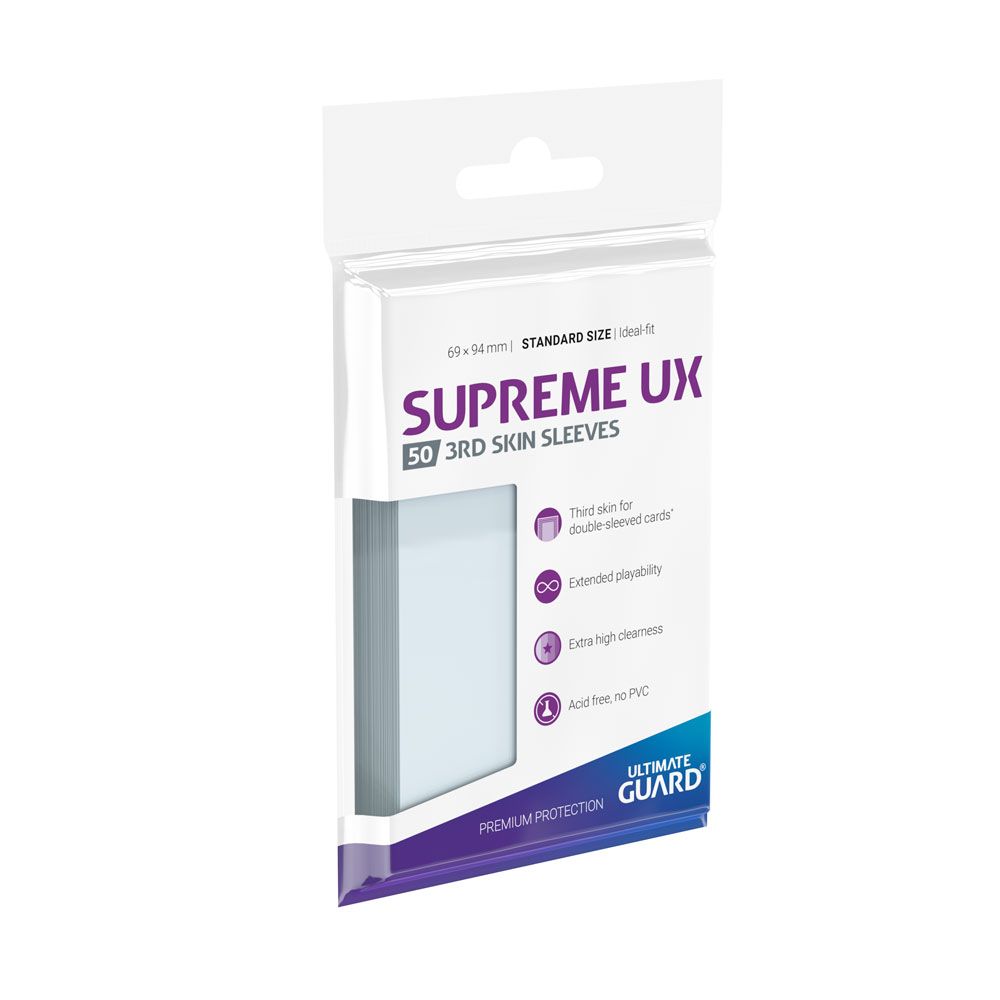 Ultimate Guard Supreme UX 3rd Skin Sleeves (50) – Standardgröße Outer Hüllen