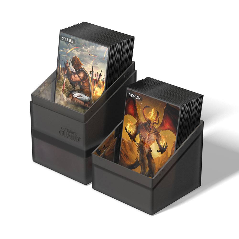 Ultimate Guard Boulder'n'Tray 100+ – Durable Deck Box with Dice Tray