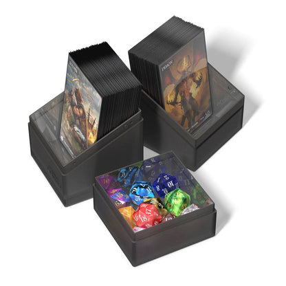 Ultimate Guard Boulder'n'Tray 100+ – Durable Deck Box with Dice Tray