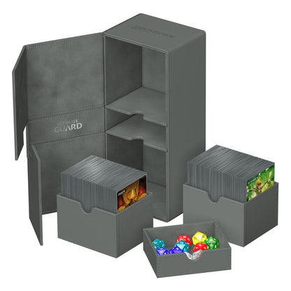 Ultimate Guard Twin Flip'n'Tray 266+ Xenoskin – Dual Commander Deckbox