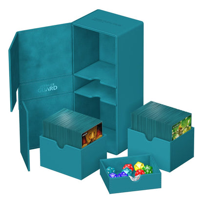 Ultimate Guard Twin Flip'n'Tray 266+ Xenoskin – Dual Commander Deckbox