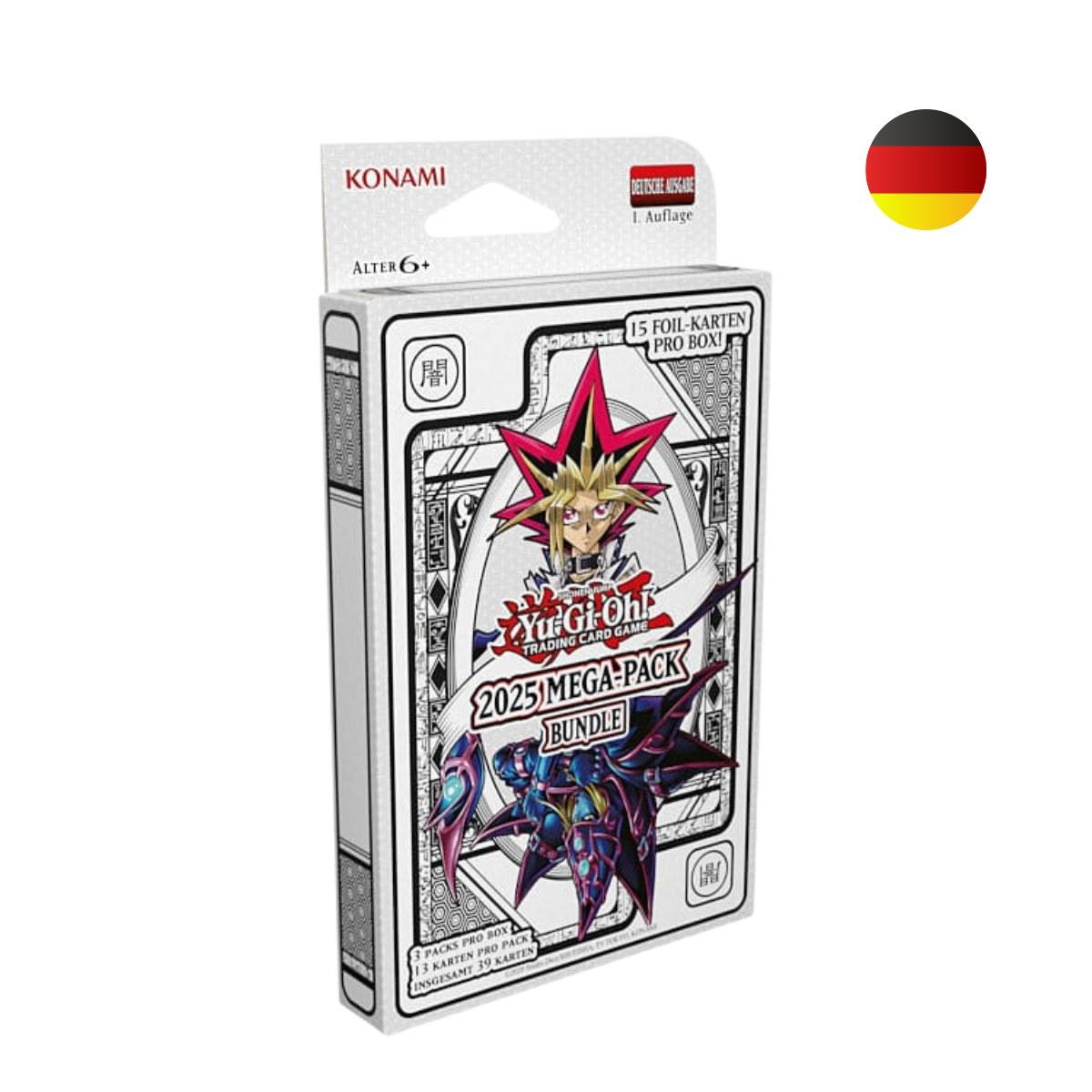 Yu-Gi-Oh! TCG Mega-Pack 2025 – 3er Booster Bundle (Deutsch)
