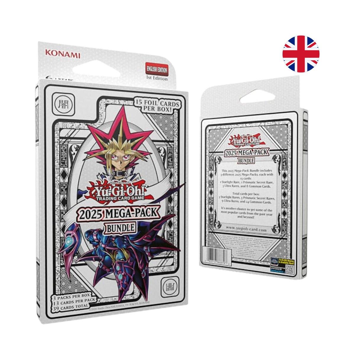 Yu-Gi-Oh! TCG Mega-Pack 2025 – 3er Booster Bundle (Englisch)