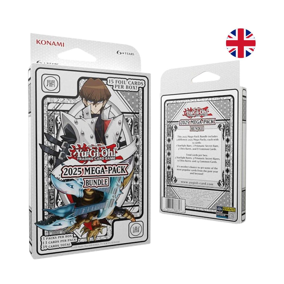 Yu-Gi-Oh! TCG Mega-Pack 2025 – 3er Booster Bundle (Englisch)