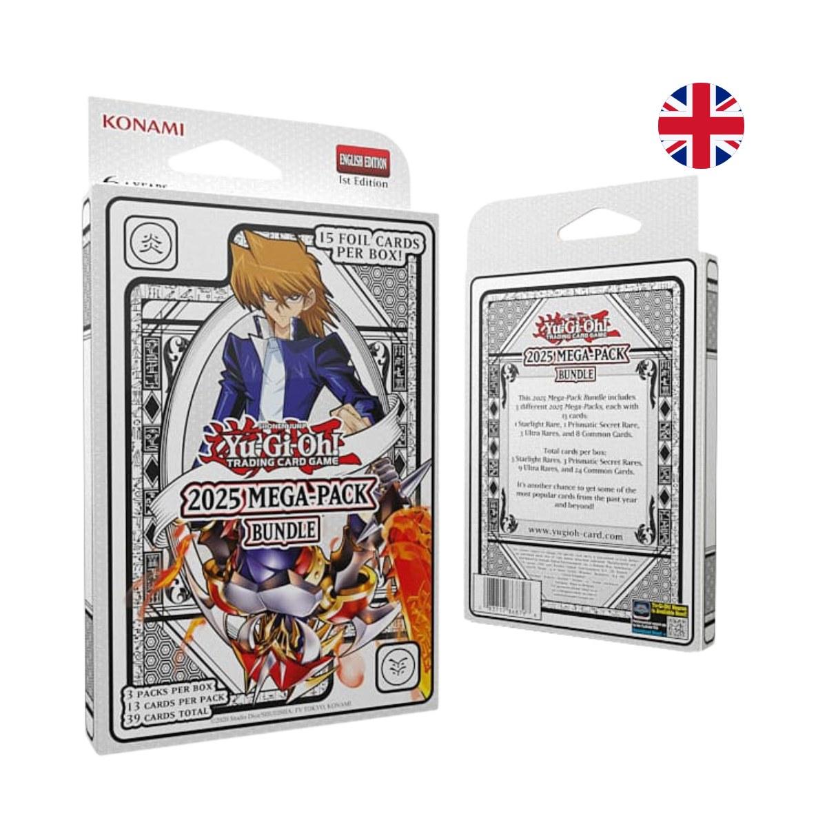 Yu-Gi-Oh! TCG Mega-Pack 2025 – 3er Booster Bundle (Englisch)