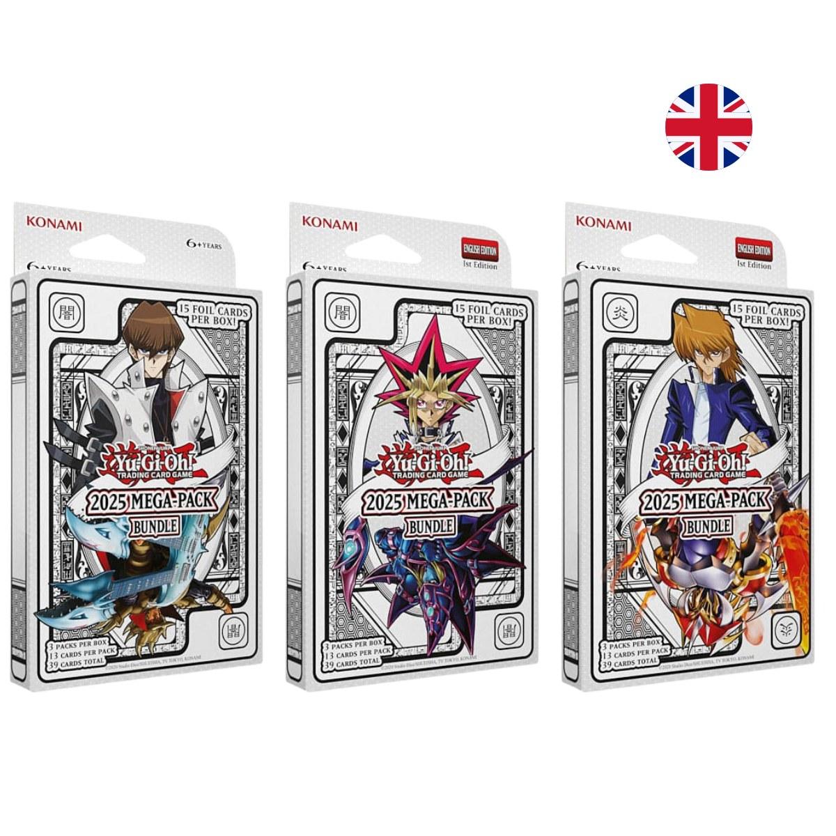 Yu-Gi-Oh! TCG Mega-Pack 2025 – 3er Booster Bundle (Englisch)