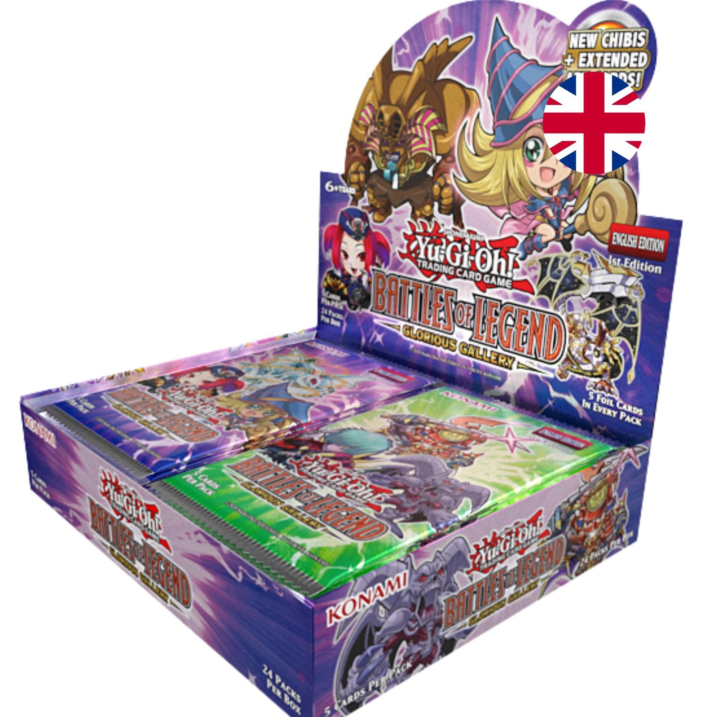 Yu-Gi-Oh! Battles of Legend: Glorious Gallery – Booster Display Box (English) 